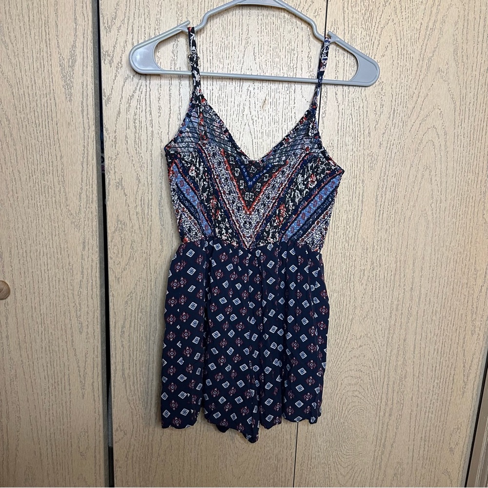 Xhilaration Smocked Tank Romper Small - Picture 7 of 11